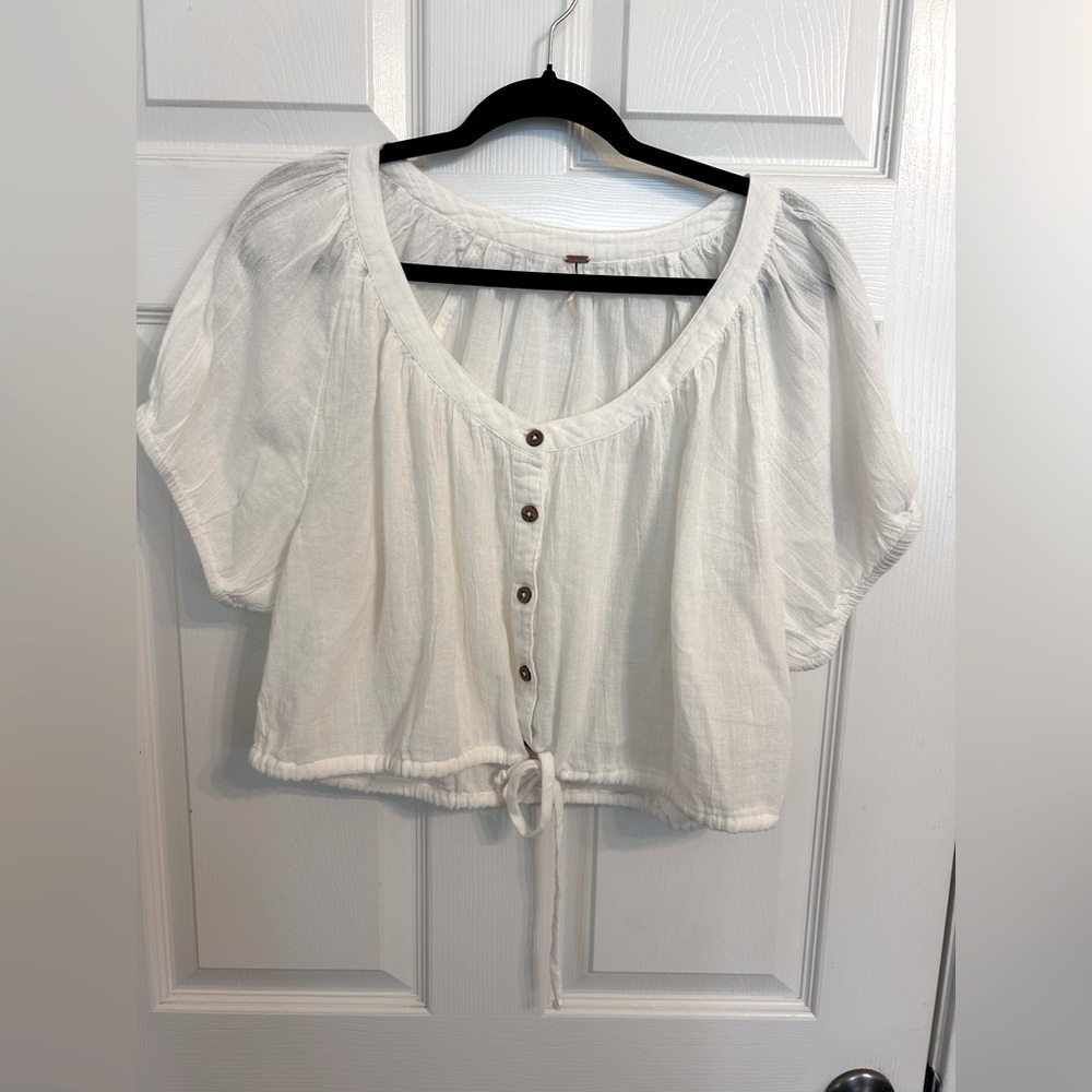 New Free People, Kerrie Bloomer Set, Large in Ivory - Picture 6 of 12